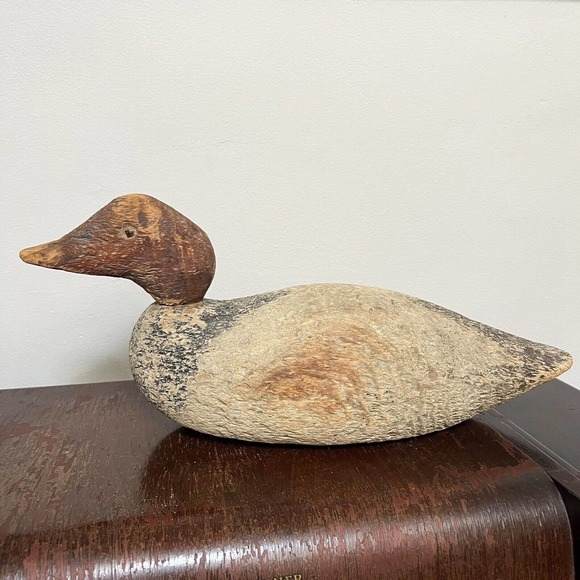 Charles Grubbs Other - Antique Charles Grubbs Factory Wooden Canvasback Drake Duck Decoy